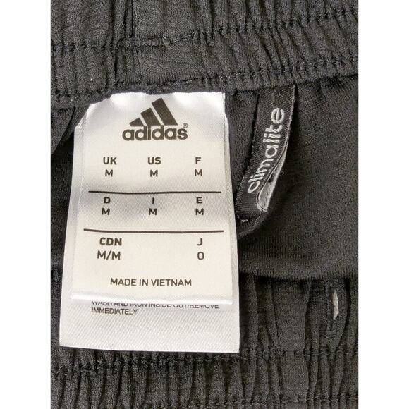 ADIDAS CLIMALITE Size M Boys Black Stretch Waist Athletic Running Shorts 331168 - Picture 7 of 9